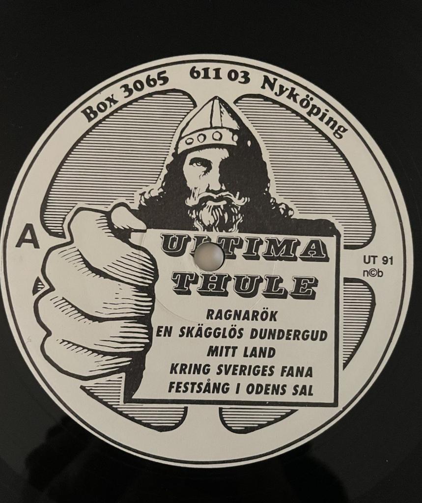 LP Ultima Thule Svea Hjältar [Vikingarock Vinyl Första Press