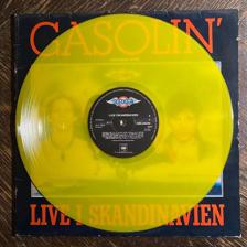 Tumnagel för auktion "GASOLIN - Live I Skandinavien 1978. Rare Gul Vinyl! Prog-rock. Hårdrock LP"