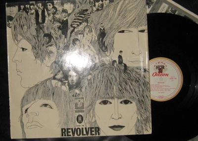 Tumnagel för auktion "Beatles LP "Revolver""