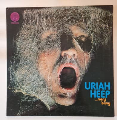 Tumnagel för auktion "Uriah Heep - Very 'eavy very 'umble Vertigo Swirl Tyskland"