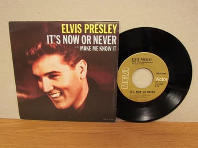 Tumnagel för auktion "7" Elvis Presley - It´s Now Or Never -60 / 77 Canada"