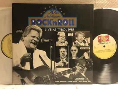 Tumnagel för auktion "30-ÅRS JUBILEUM ROCK'N ROLL - LIVE AT TYROL - 2-LP - V/A"