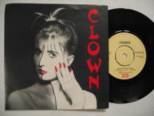 Tumnagel för auktion "CLOWN Night On The Town / Big Mouth 7" singel 1981  Mint"