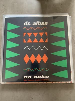 Tumnagel för auktion "12" Dr Alban - No coke , the twelve inch remixes"