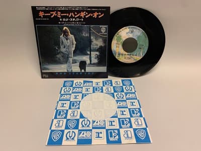 Tumnagel för auktion "7" Rod Stewart - You Keep Me Hangin' On Japan Orig-77 TOPPEX !!!!!"