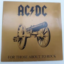 Tumnagel för auktion "LP-Skiva - AC/DC - For Those About To Rock We Salute You - Germany - 1981"