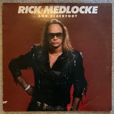 Tumnagel för auktion "RICK MEDLOCKE BLACKFOOT SOUTHERN ROCK LP LYNYRD 1987"