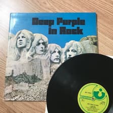 Tumnagel för auktion "DEEP PURPLE - IN ROCK! -70 RARE ORIG!"