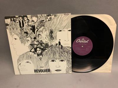 Tumnagel för auktion "The Beatles - Revolver Can Press TOPPEX STEREO !!!!!"