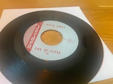 Tumnagel för auktion "THE HI-FIVES goin away OVANLIG US FRAT ROCK N ROLL GARAGE 1964 jerden 45"