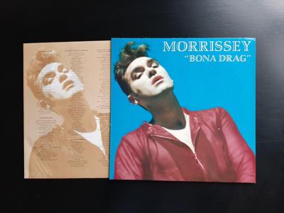 Tumnagel för auktion "Morrissey  1990. Bona Drag"