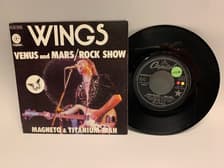 Tumnagel för auktion "7" Wings - Venus And Mars/Rock Show France Orig-75 FINT EX !!!!!"