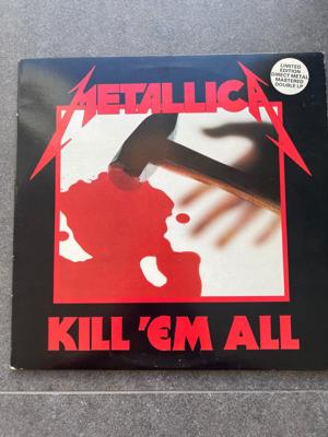 Tumnagel för auktion "Metallica - Kill’ em All - Dubbel LP Ltd.MFN 7 DM"