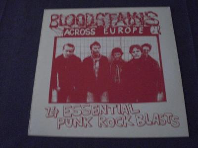 Tumnagel för auktion "V/A - Bloodstains Across Europe [ LOST KIDS TROGSTA TRÄSK ]"
