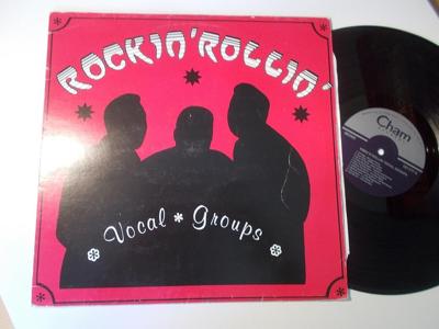 Tumnagel för auktion "V/A ROCKIN'ROLLIN' - Vocal Groups, LP Cham Four Counts Valaires Four I's Slades"
