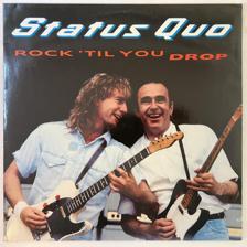 Tumnagel för auktion "STATUS QUO Rock 'Til You Drop LP -91 vertigo 510 341-1"