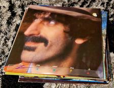 Tumnagel för auktion "Frank Zappa you are what you is dubbel album första press + 20 vinylskivor 1kr"