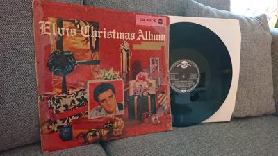Tumnagel för auktion "LP   Elvis Christmas Album  (A rarity with defects, GE)"