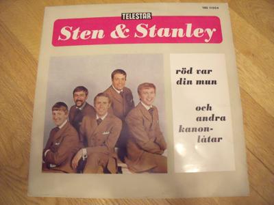 Tumnagel för auktion "Sten & Stanley / Röd var din mun"