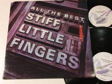 Tumnagel för auktion "V/A Stiff little fingers - all the best 2xLP -83 UK CHRYSALIS CTY 1414 "