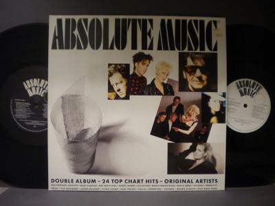 Tumnagel för auktion "ABSOLUTE MUSIC - 6 - V/A - 2 -LP"