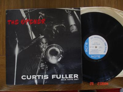 Tumnagel för auktion "CURTIS FULLER, Blue Note 1567, LP The Opener"