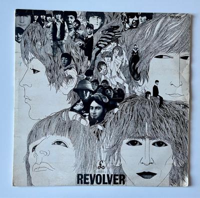 Tumnagel för auktion "Beatles Revolver LP, Parlophone 1966"