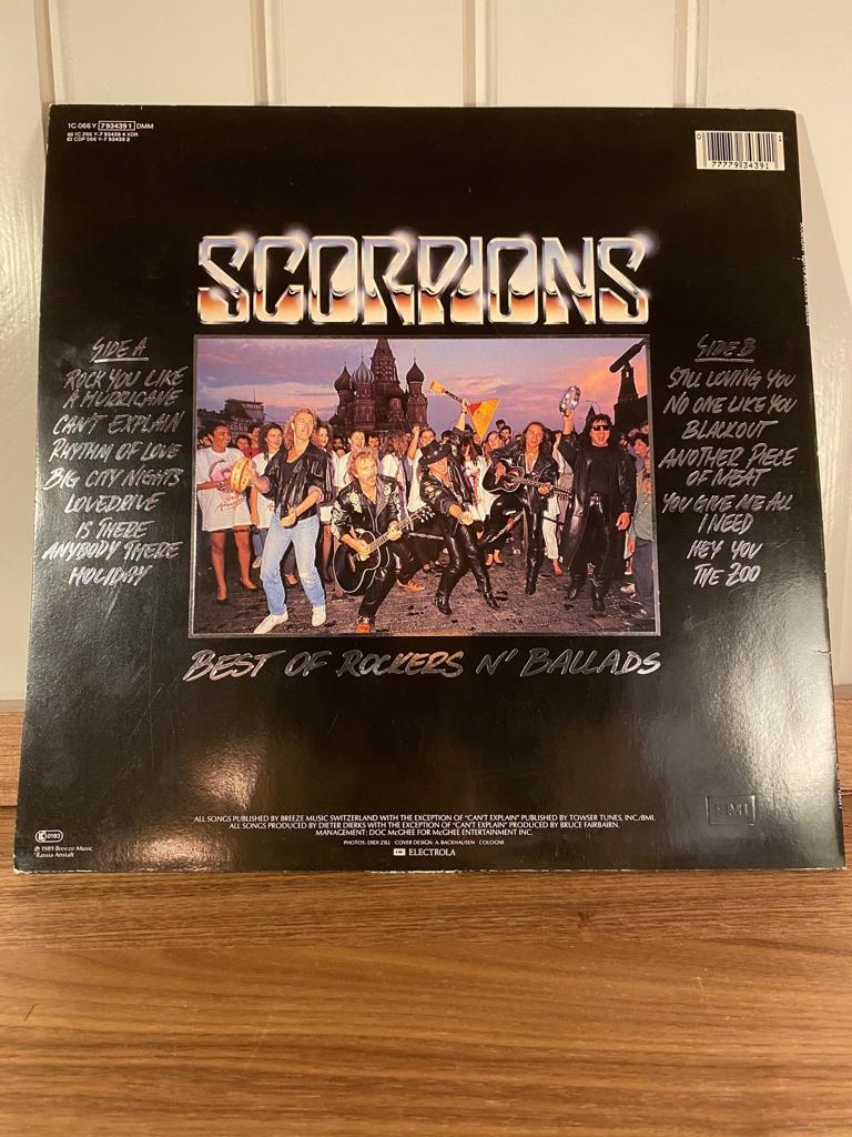 Scorpions Best Of Rockers N Ballads Vinylkoll