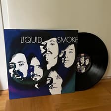 Tumnagel för auktion "Liquid Smoke - s/t Vinyl Acid Rock Psych"