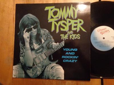Tumnagel för auktion "Tommy Tysper and The Kids "Young and Rockin' Crazy""