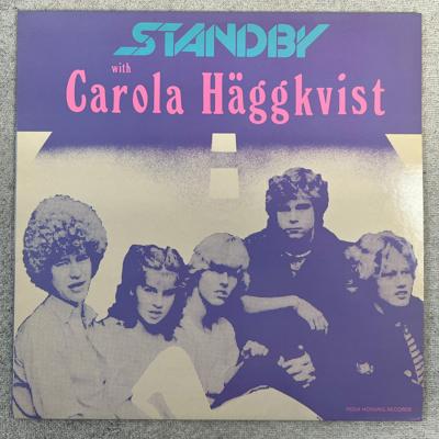 Tumnagel för auktion "STANDBY with Carola Häggkvist LP -83 ROSA HONUNG ROSALP 9"