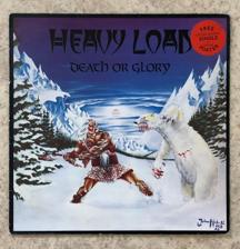 Tumnagel för auktion "LP Heavy Load- Death or Glory Very rare limited edition Red single "