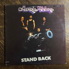 Tumnagel för auktion "APRIL WINE - Stand Back 1975. US Press! Garage. Actionrock. Prog-rock. LP"