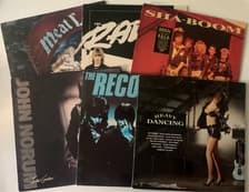 Tumnagel för auktion "Norum Sha-boom radio meat loaf Bon Jovi Cinderella Vinyl LP POP ROCK hårdrock"