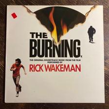 Tumnagel för auktion "THE BURNING - RICK WAKEMAN 1981. UK Press! Prog-rock. LP"