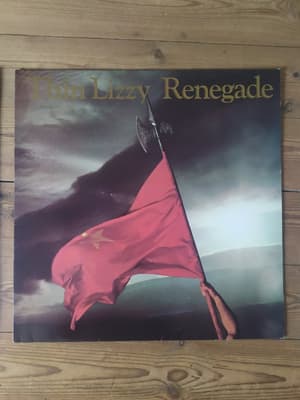 Tumnagel för auktion "Thin Lizzy - Renegade - Vinyl Album 1981"