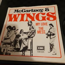 Tumnagel för auktion "McCartney & Wings - My Love / The Mess (7" Single)"