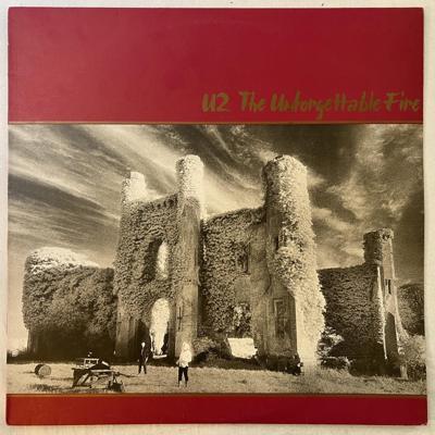 Tumnagel för auktion "U2 the unforgettable fire LP -84 ncb ISLAND U2 5"