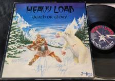 Tumnagel för auktion "HEAVY LOAD Death or Glory SIGNERAD AV HELA BANDET Signed Autograf Manowar Anvil "