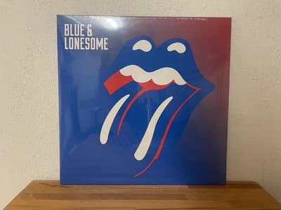 Tumnagel för auktion "Rolling Stones – Blue & Lonesome - 2 x Vinyl - STILL SEALED"