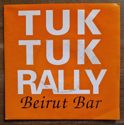 Tumnagel för auktion "Tuk Tuk Rally - Beirut Bar, 7" rare punk"