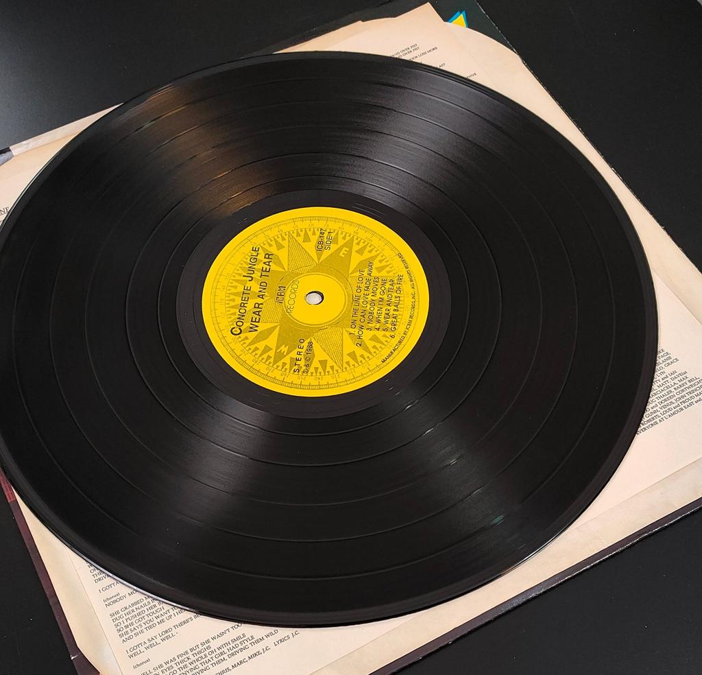 Concrete Jungle Wear and Tear (Vinyl 1988) (Hårdrock / Hair Metal