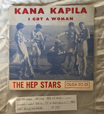 Tumnagel för auktion "The Hep Stars- Kana Kapila / I got a woman"