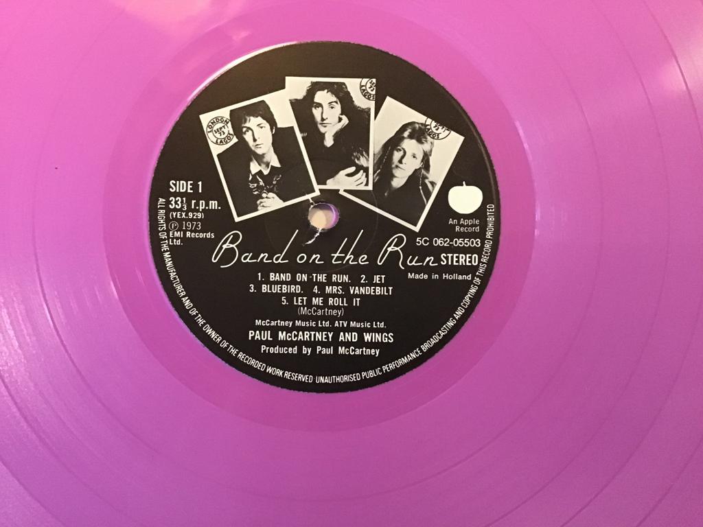 Paul McCartney＆Wings、 Band On The Run Purple Vinyl 5C 062-05503P