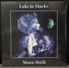 Tumnagel för auktion "Lola In Slacks – Moon Moth RARE Art Rock LP 2021 Still Sealed Blue Vinyl"