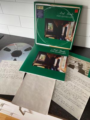 Tumnagel för auktion "Nick Drake - Five Leaves Left KOMPLETT Vinyl Boxset 2013"