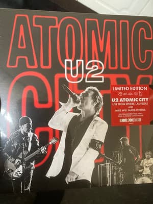 Tumnagel för auktion "U2 Atomic City live Ltd ed RSD 2024"