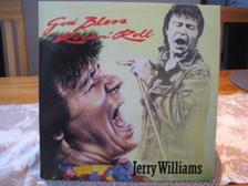 Tumnagel för auktion "LP: JERRY WILLIAMS: " GOD BLESS ROCK 'N' ROLL " Fr.1982."