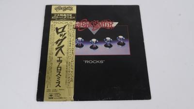 Tumnagel för auktion "Aerosmith "Rocks" Japan LP 1976 Rock Blues Hard"