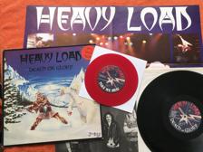 Tumnagel för auktion "HEAVY LOAD death or glory LP + 7"single -82 THUNDERLOAD  TLP 822 posters"